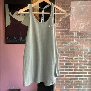 Nike Gray Sports Tank Top